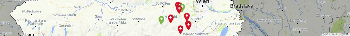 Map view for Pharmacies emergency services nearby Kaumberg (Lilienfeld, Niederösterreich)